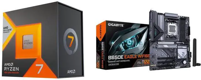 CPU Motherboard Combo - AMD Ryzen 7 7800X3D Bundle with GIGABYTE