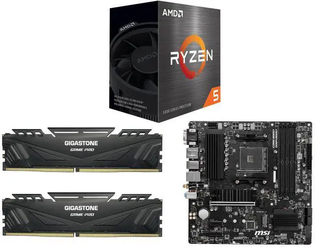 AMD Ryzen 5 5500 6-Core 3.6GHz CPU, No Integrated Graphics, AM4