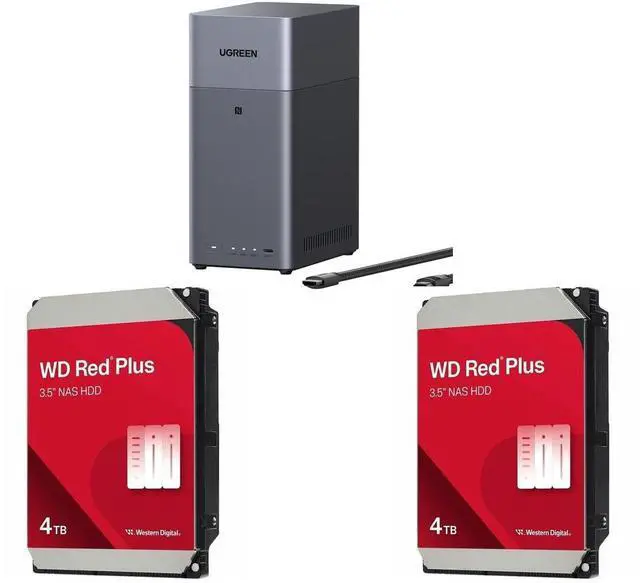 DH2300 UGREEN NASync DH2300 Storage Hub with HDMI Cable 2-bay