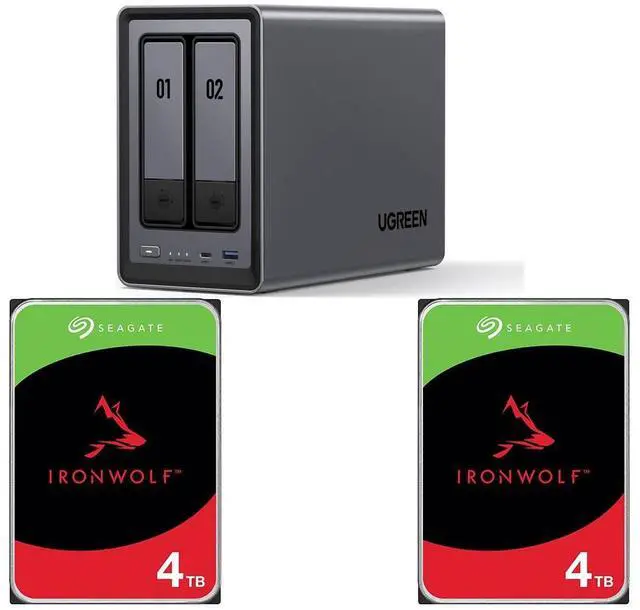 UGREEN NASync DXP2800, 2-Bay NAS with Intel N100 Quad-Core CPU (Up