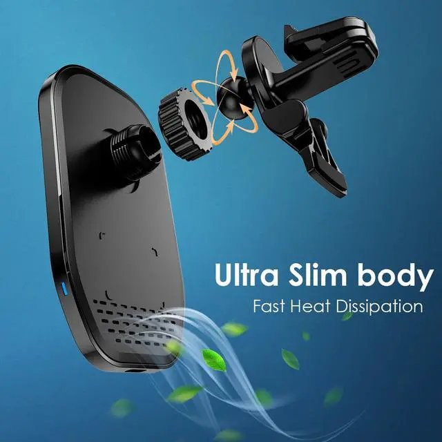 Alt view image 4 of 4 - 15w Car Phone Holder Magnetic Wireless Charger for Iphone 12 Pro Max Iphone12 Mini Car Holder