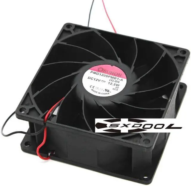 Alt view image 3 of 4 - Original SUNON PMD1209PMB1-A(2).GN 9CM 9038 12V 12.5W 2-wire fan