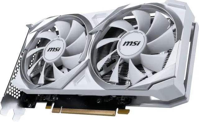 Alt view image 2 of 3 - MSI GeForce RTX 3050 VENTUS 2X XS WHITE 8G OC GDDR6 PCI Express Gen 4.0