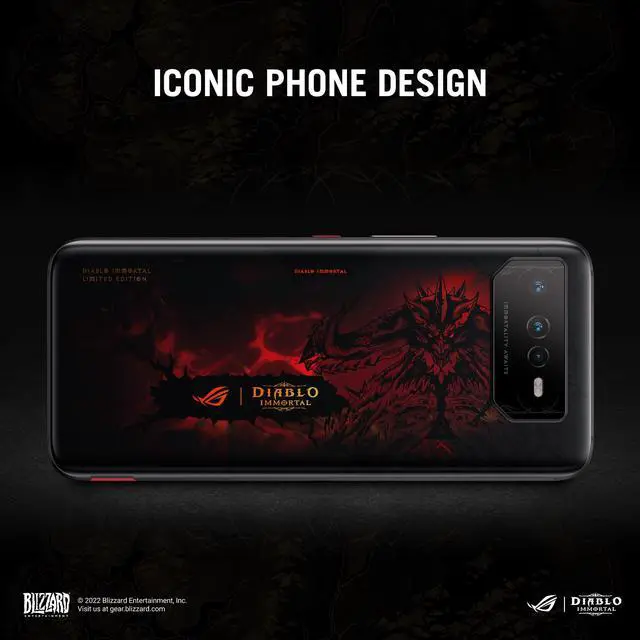 ASUS ROG Phone 6 Diablo Immortal Edition Cell Phone, US Version