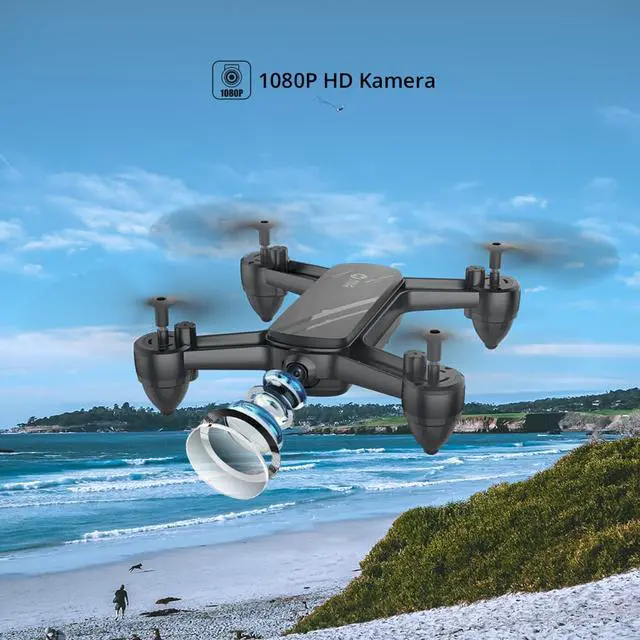 Alt view image 2 of 7 - Holy Stone HS650 GPS Drone Voice control FPV 1080p HD Camera Three speed control Profissional Wifi RC Drones Selfie Quadcopter Drones Toys for Boys Girls Best Birthday Gift