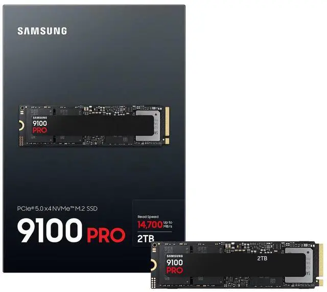 Alt view image 2 of 4 - SAMSUNG SSD 9100 PRO 2TB, PCIe 5.0x4 M.2 2280, Seq. Read Speeds Up to 14,700MB/s, MZ-VAP2T0BW AI Computing, Gaming, and Heavy Duty Workstations MZ-VAP2T0