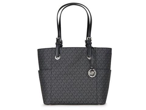 michael kors jet set travel tote black