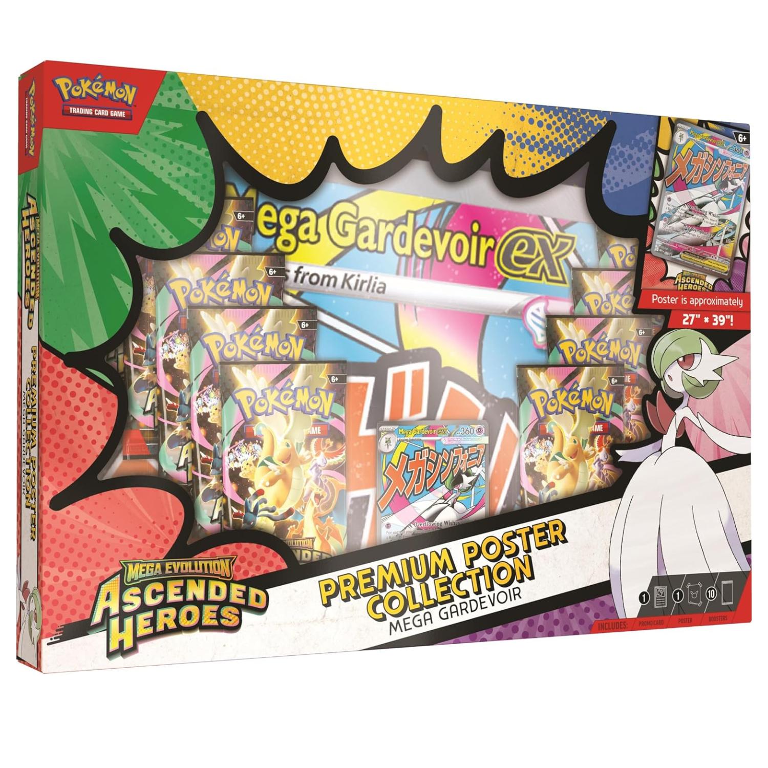 Pokemon ME2.5 Ascended Heroes Premium Poster Collection | Mega