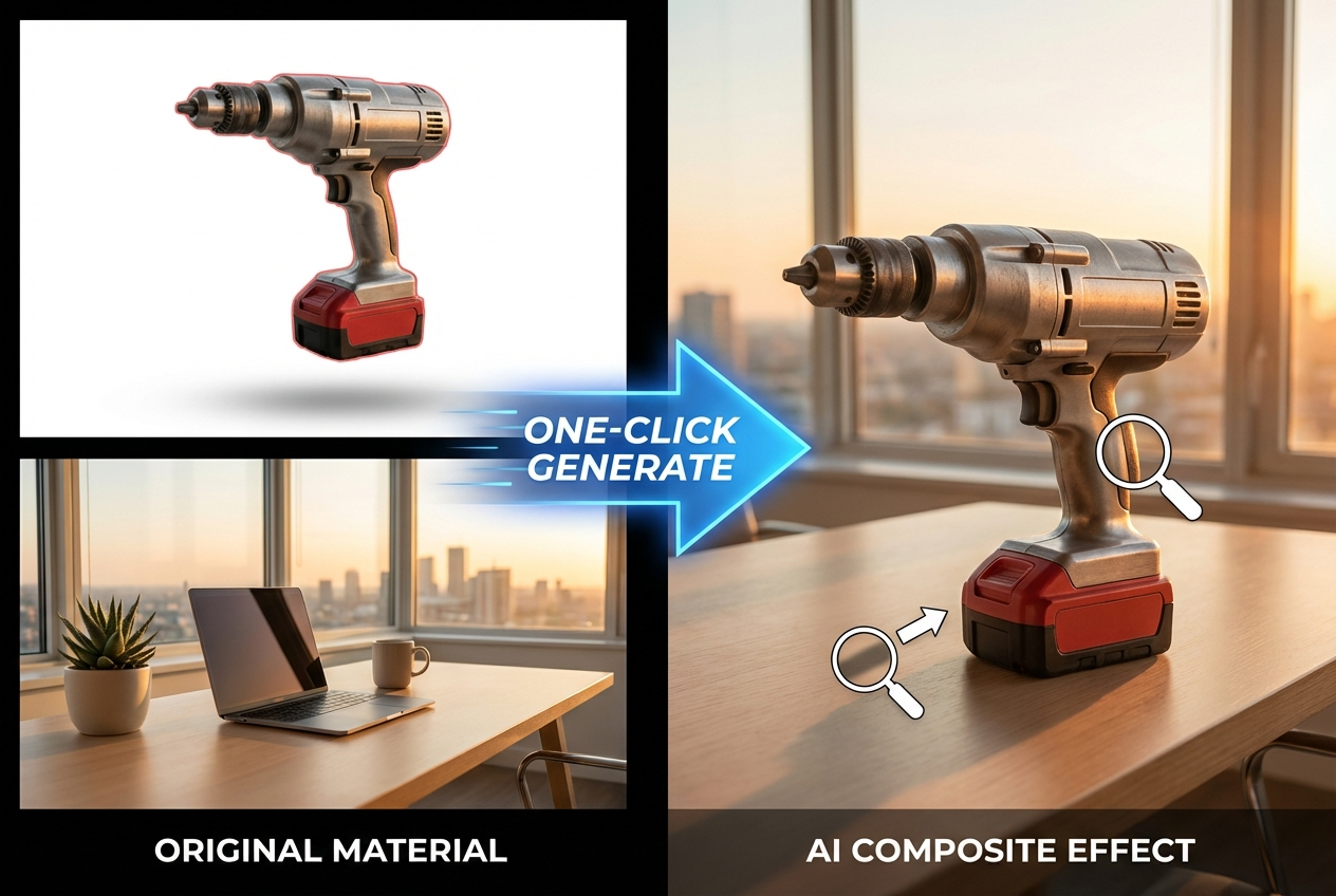 Say Goodbye to Complicated Image Editing — Embrace True “Native Realism”: SellingPilot AI Product Image Synthesis Lets Your Products Fit Perfectly Into Any Scene