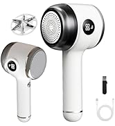 YIUMAF Cordless Rechargeable 2-in-1 Fabric Shaver &amp; Lint Remover for Clothes, Electric Pill Remov...