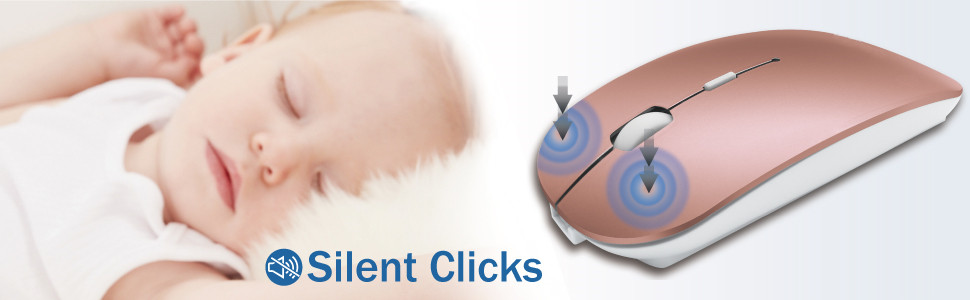Rechargeable Mini Silent Mice
