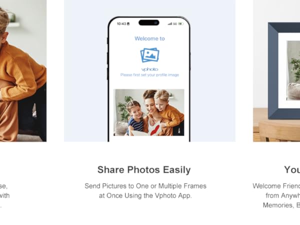 Load Photos Videos from Phone via App or Email,