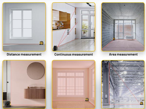 single distance, continuous, area, volume, pythagorean measurement