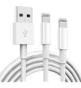 2 Pack Apple MFi Certified iPhone Charger Cable 6Ft, Apple Lightning to USB Cable Cord 6 Foot, 2....