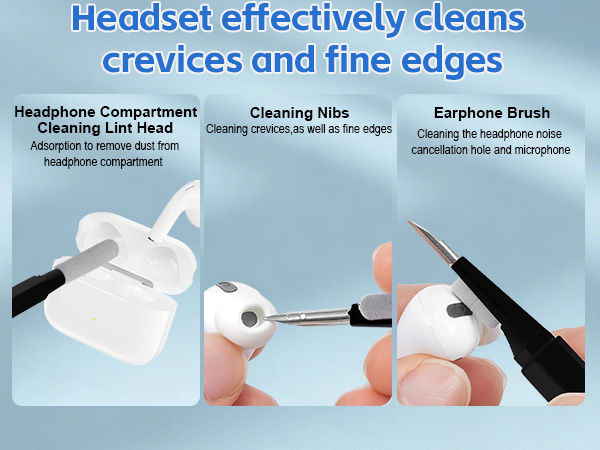 Clean earphones