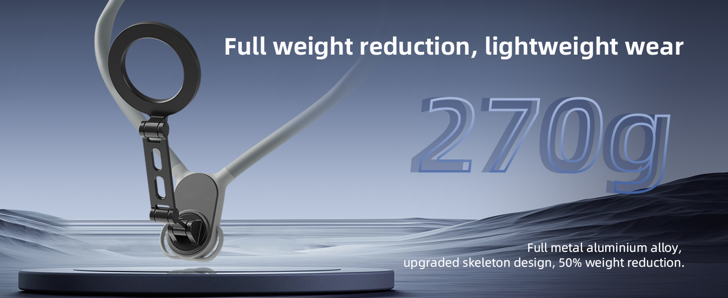 AFAITH Upgraded Magnetic Neck Holder for Phones