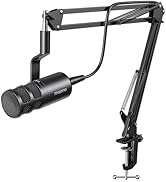 MAONO XLR Podcast Dynamic Microphone, Cardioid Studio Mic with Boom Arm for Vocal Recording,Strea...