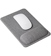SenseAGE Compact Ergonomic Mouse Pad with Wrist Support, Pain Relief, Non-Slip Base, Optimized Tr...