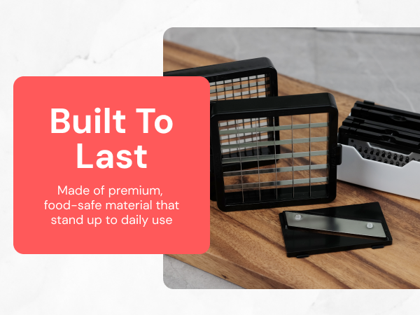 Fullstar 8 in 1 Chopper and Mandoline Slicer is made out of premium material