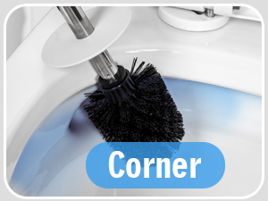 Ceramic toilet brush cleaning toilet bowl Corner