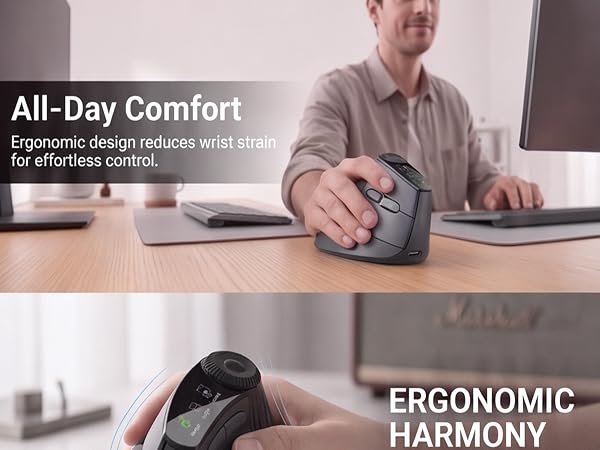 Ergonomic Wireless Mouse