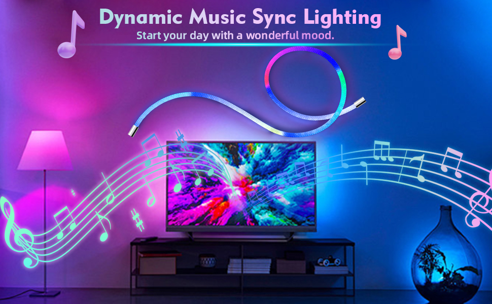 LED strip lights room decoration