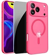 LWLFEKA for iPhone 17 Pro Case with Privacy Screen Protectors &amp; Full Camera Cover Compatible with...
