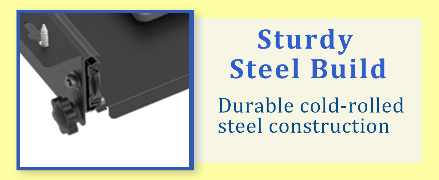 Sliding keyboard tray under desk 23-27&amp;#34;