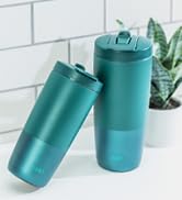 zak! Sutton 2-in-1 Tumbler, Jade - 30 oz - Durable Stainless Steel - Double-Wall Vacuum Insulatio...