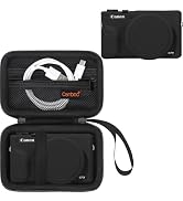 Canboc Camera Case for Canon PowerShot G7X Mark III Digital 4K Vlogging Camera, 1* Hard Carrying ...