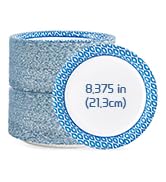 8.375 Inch Paper Plates,300 Count Disposable Paper Dinner Plates, Soak-Proof Disposable Paper Pla...