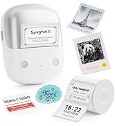 NIIMBOT B2 PRO Label Maker Machine, 300DPI HD Thermal Photo Label Printer, Support Red -Black Dua...