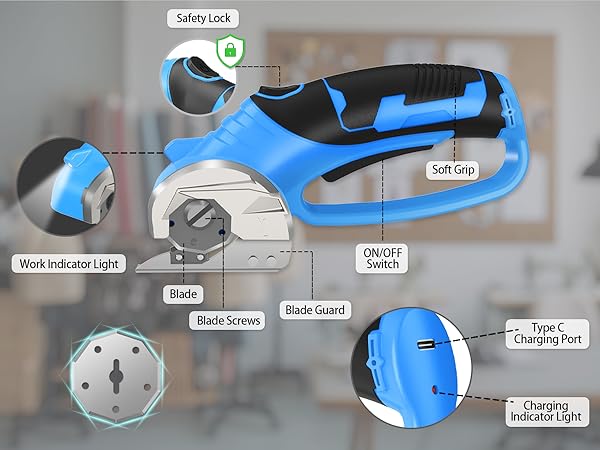 Cordless Electric Scissors