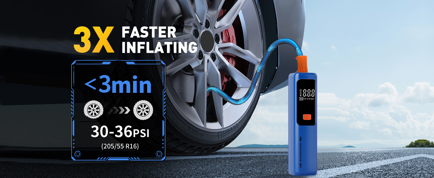 portable air compressor for car tires
