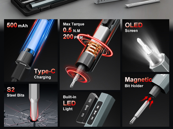 mini electric screwdriver set