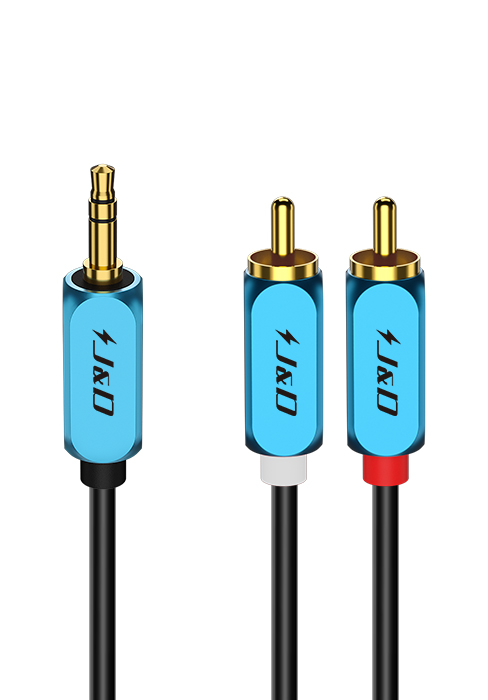 Alu Alloy 1/8-RCA Cable