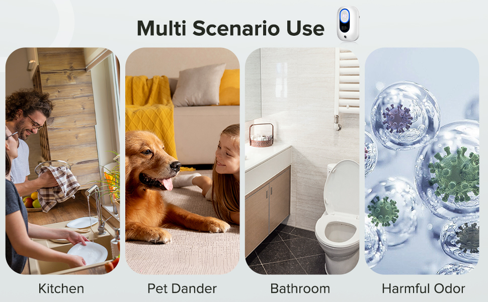 Ozone Odor Eliminator for Strong Odor for Pets Toilet Wardrobe Shoe Garage Room Cabinet 