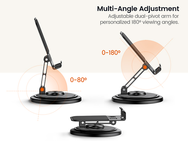The Lamicall Adjustable Phone Stand is a versatile and stylish accessory for any desk