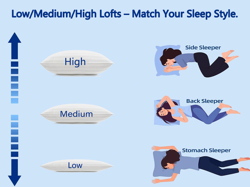 pillow height loft