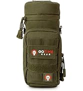 Exo-Tek H2O MOLLE Water Bottle Pouch Hydration Carrier – Use as MOLLE Water Bottle Holder, Water ...