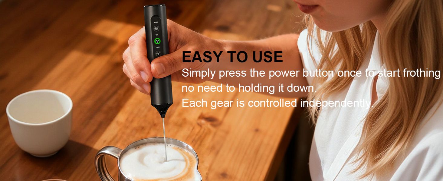 rechargeable frother