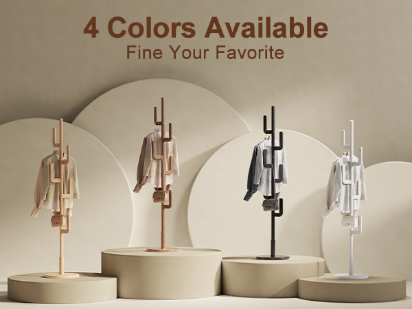 Various Color Cactus Coat Rack natural coat rack walnut coat rack black coat rack white coat rack