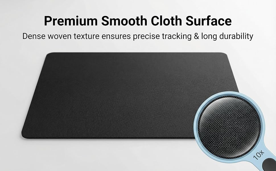 black mouse pad