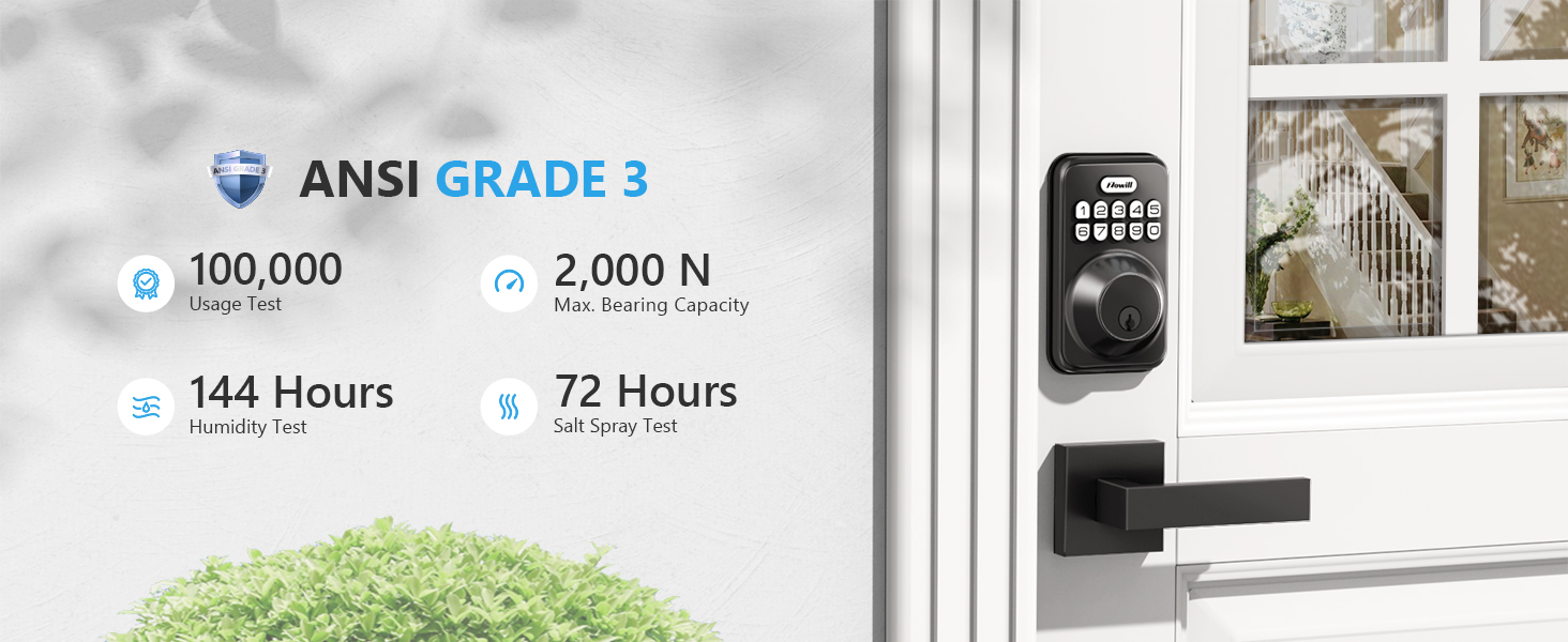 combination deadbolt lock for entry door