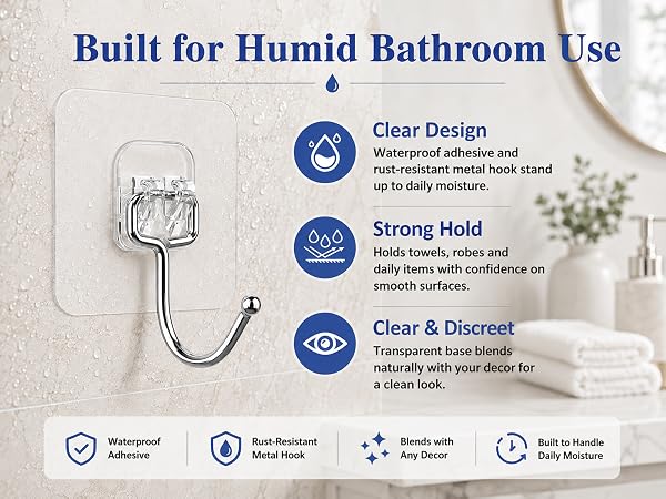 Built for Humid BathroomUse
