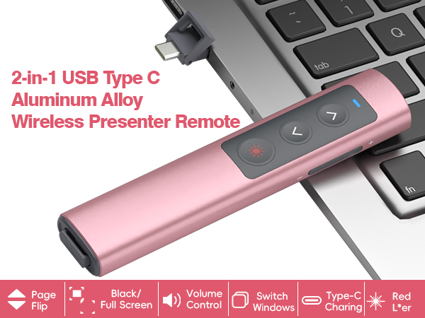 wireless clicker usb slideshow slide advancer