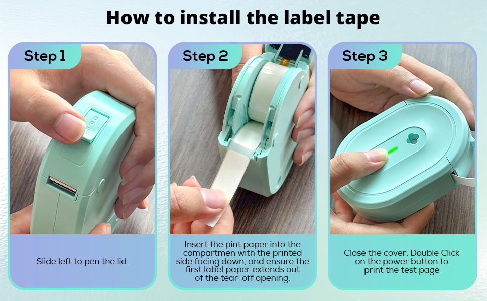 mini small label makers waterproof thermal portable bluetooth label printer pocket sticker maker