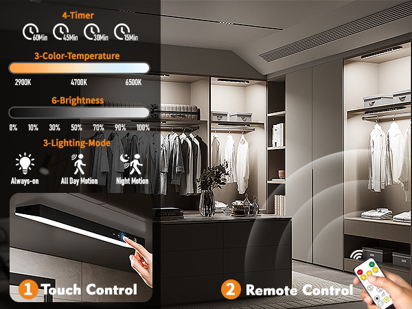 easy control closet lights