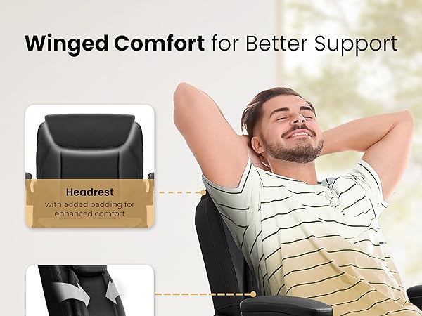 Additional layer padding chair for comfortable back support