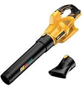 Cordless Leaf Blower for Milwaukee M18 Battery, 480 CFM Electric Blower with axial Flow Fan Techn...